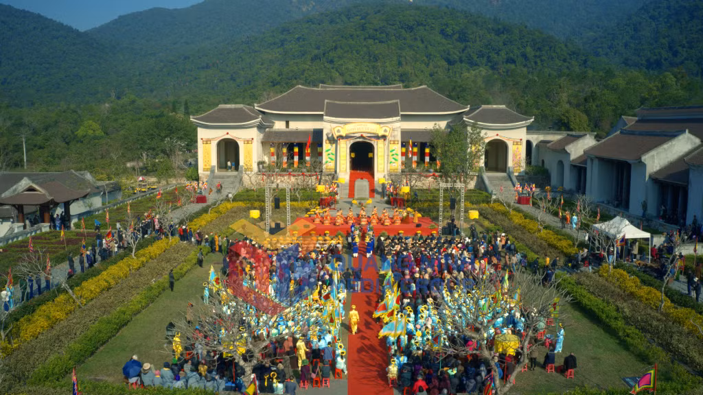 Quang cảnh Khai hội Xuân Yên Tử 2023. Ảnh: Việt Anh