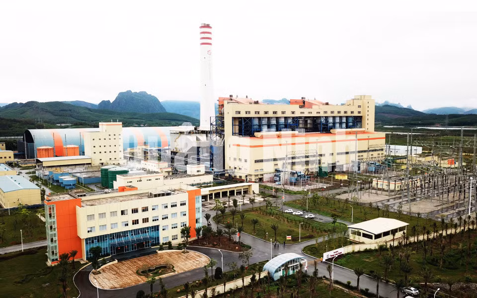 Nhà máy Nhiệt điện Thăng Long (4-2020). Ảnh: Đỗ Phương
