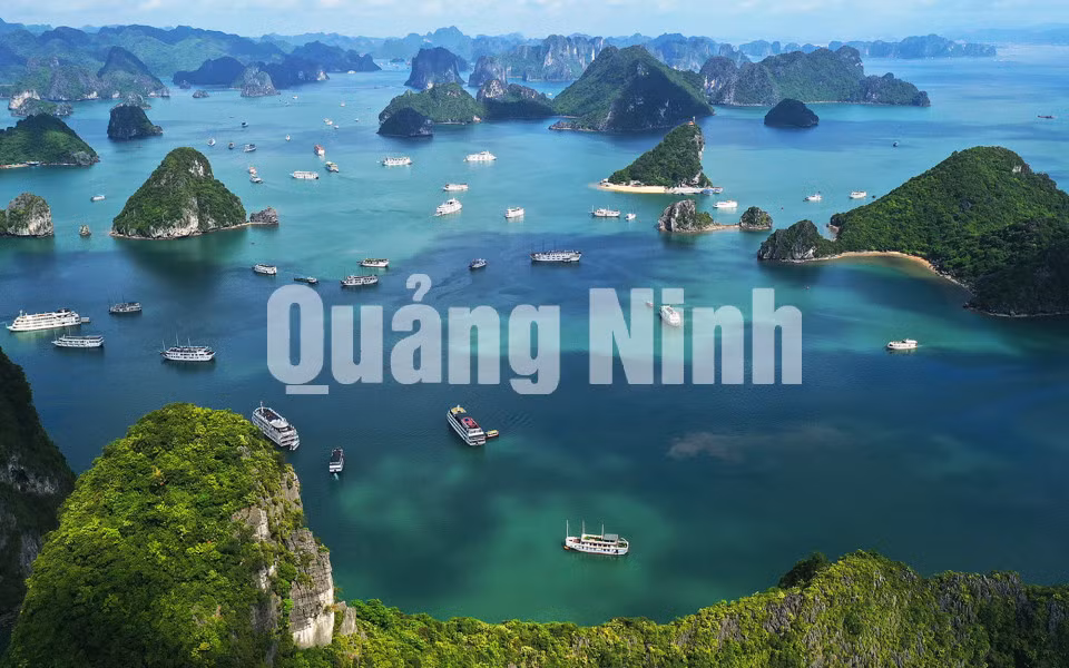 Vịnh Hạ Long - di sản, kỳ quan thiên nhiên thế giới. Ảnh: Đỗ Phương