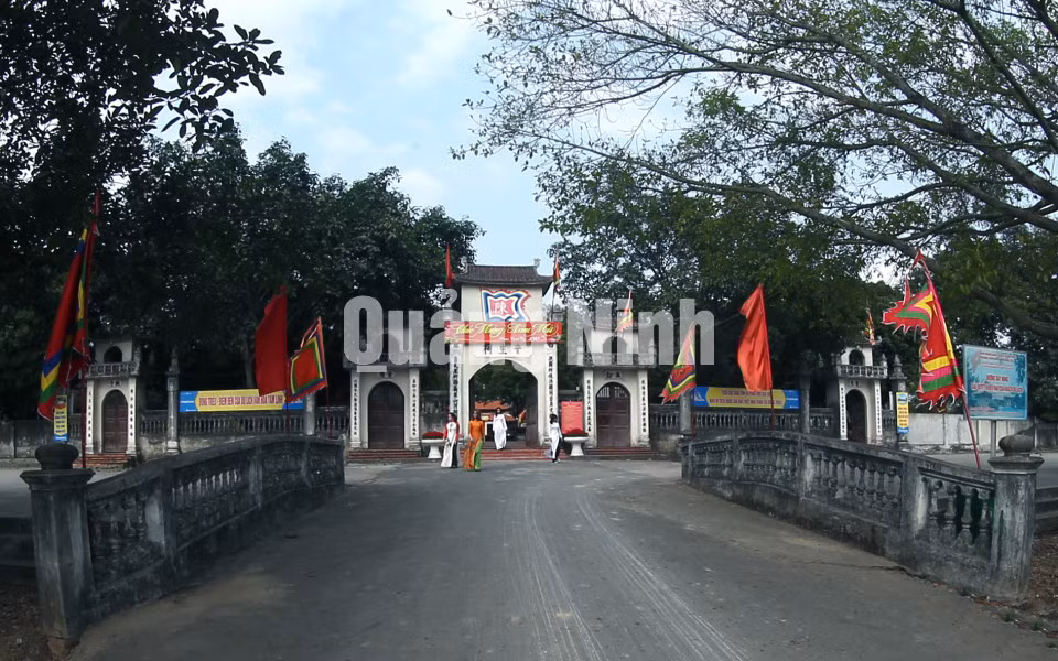 Đền An Sinh. Ảnh: Đỗ Giang