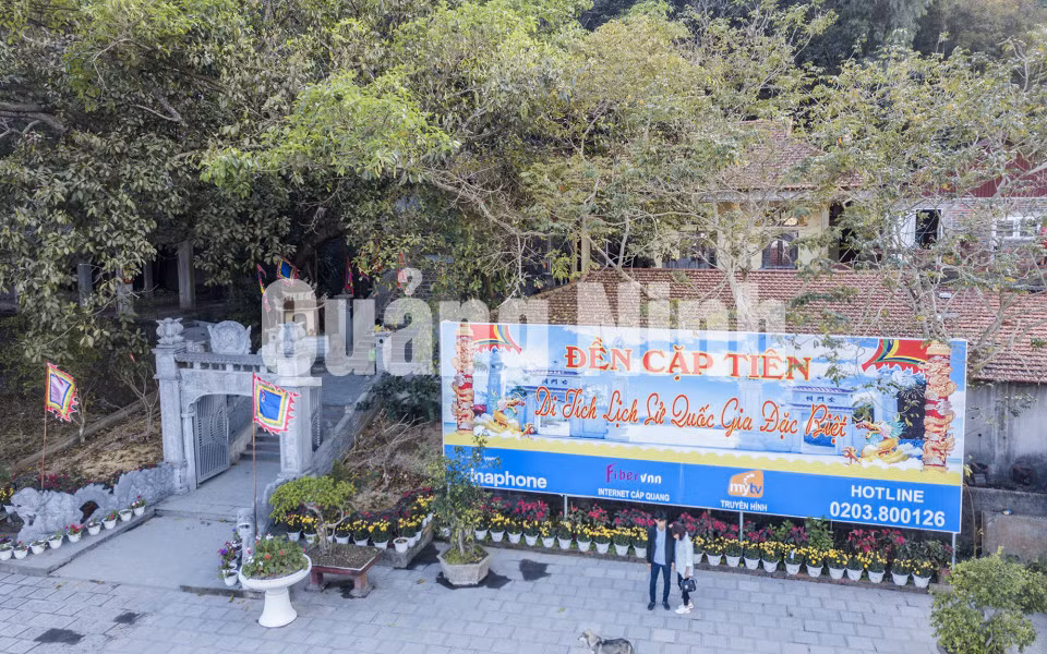 Đền Cặp Tiên (2-2020). Ảnh: Đỗ Giang