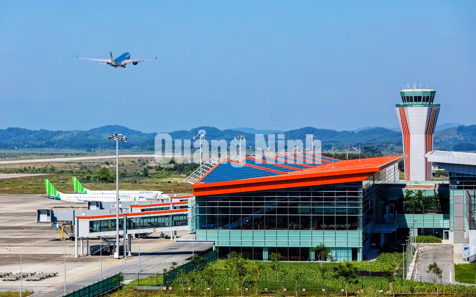 Cảng hàng không quốc tế Vân Đồn (1-2021). Ảnh: Ngân Thủy