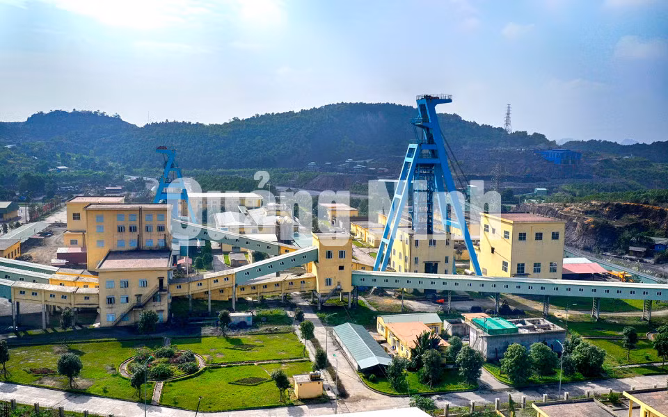 Mặt bằng sản xuất +75 tại Công ty CP Than Hà Lầm (4-2020). Ảnh: Hùng Sơn