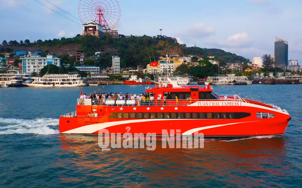 Tàu 5 sao Tuần Châu Express (10-2020). Ảnh: Đỗ Phương