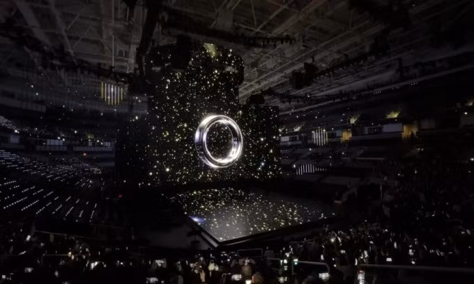 Samsung hé lộ Galaxy Ring tại lễ ra mắt Galaxy S24 ở San Jose. Ảnh:Tuấn Hưng