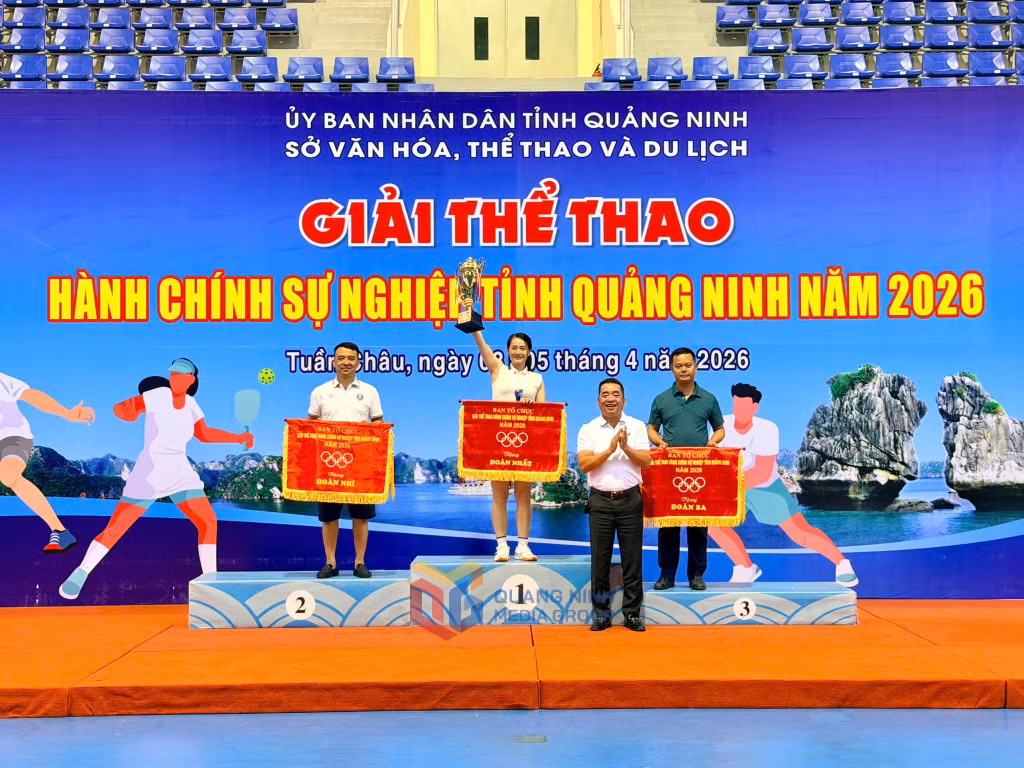 Sở Giáo dục và Đào tạo Quảng Ninh đã giành giải Nhất toàn đoàn chung cuộc ở hai nội dung Pickleball và Cầu lông.