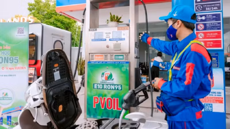Xăng sinh học E10 là loại nhiên liệu được phối trộn khoảng 10% ethanol và 90% xăng khoáng với thành phần ethanol có nguồn gốc từ sinh khối tái tạo.