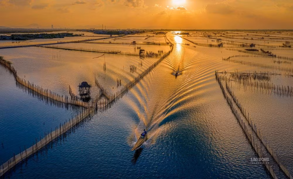 Một góc của phá Tam Giang (Huế). Ảnh: Nguyễn Luân