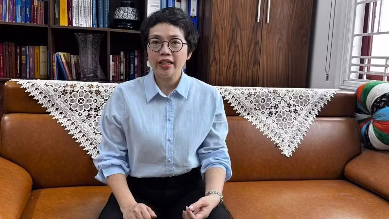 Bà Đinh Thị Kiều My, Phó Chánh án Tòa án nhân dân Khu vực 2 – thành phố Hà Nội. (Ảnh: TH)