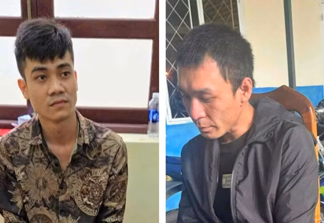 Các đối tượng liên quan đến vụ trộm cắp xe máy. Ảnh: Lam Hồng