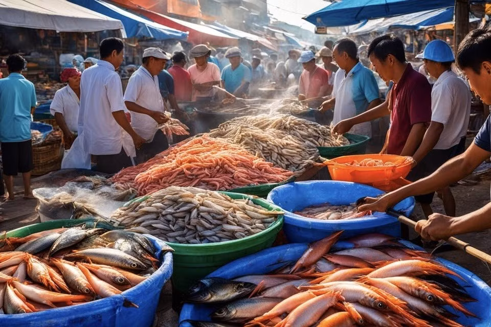 Nha Trang sở hữu nhiều khu chợ hải sản nổi tiếng. Ảnh: Vietnam Insider.