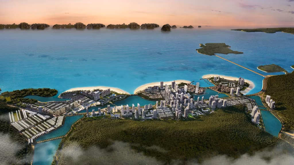 Khu đô thị Halong Marina của BIM Group phát triển các dự án nghỉ dưỡng hạng sang, hướng đến tập khách cao cấp. Ảnh: BIM Land