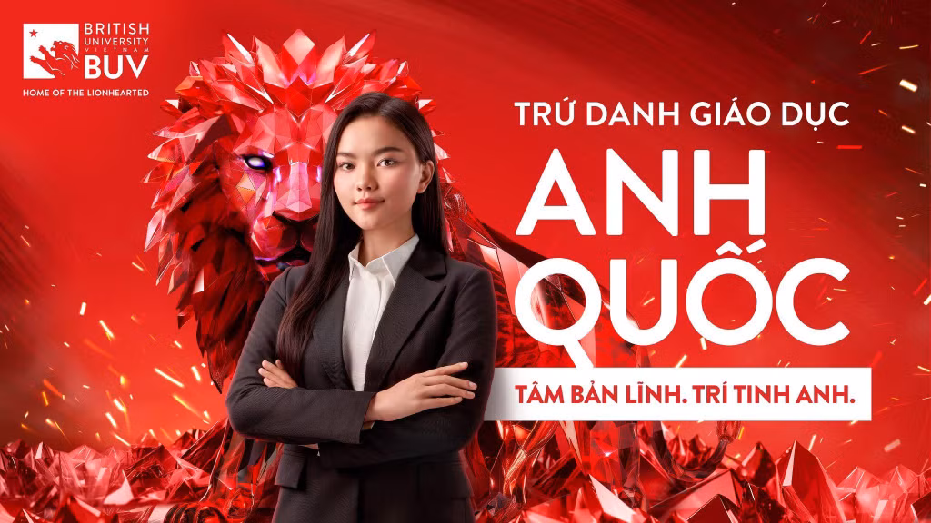 Thế hệ sinh viên BUV mang trái tim bản lĩnh và tinh thần bất khuất như Sư tử Hoàng Gia - biểu tượng huyền thoại của xứ sở sương mù