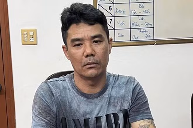 Tống Văn Toàn - đối tượng có lệnh truy nã đặc biệt nguy hiểm bị bắt khi lẩn trốn tại Phú Yên. Ảnh: Công an tỉnh Phú Yên