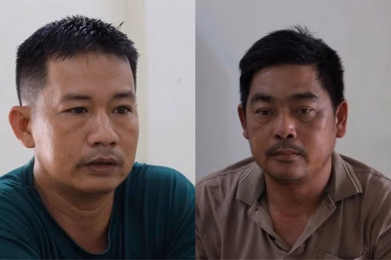Đối tượng Nguyễn Phú Yên và Phạm Văn Nghĩa. Ảnh: CACC