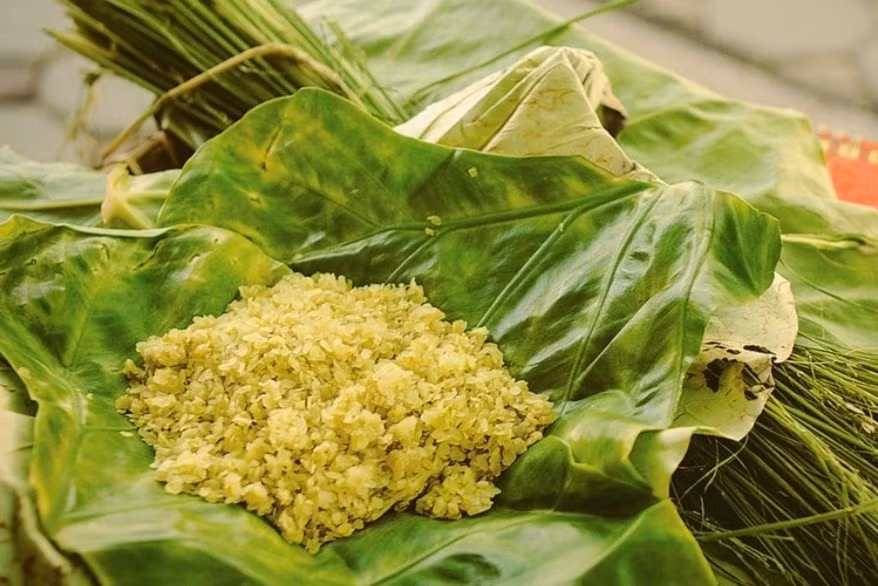 Món cốm xanh cũng góp mặt trong bảng xếp hạng. Ảnh: local-insider.