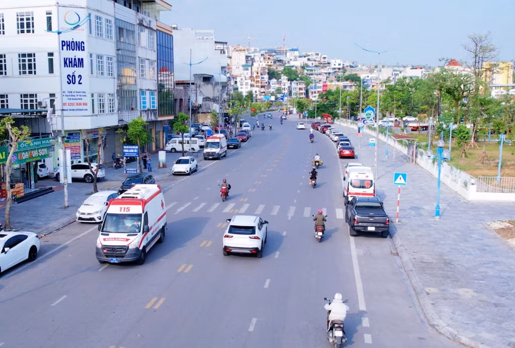 Toàn tỉnh có 57 xe cứu thương 115 phục vụ công tác vận chuyển cấp cứu.