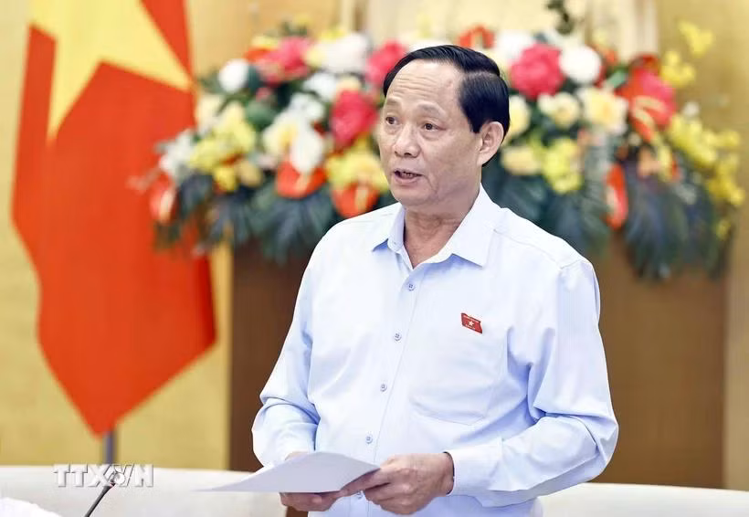 Phó Chủ tịch Quốc hội Trần Quang Phương phát biểu. (Ảnh: Doãn Tấn/TTXVN)