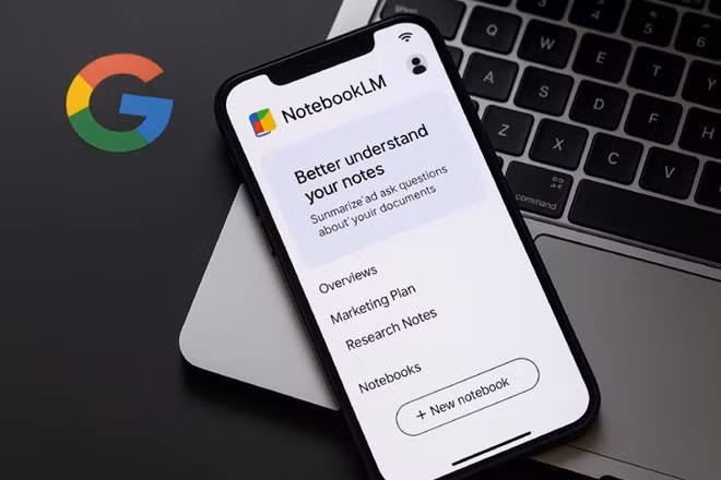 Google mở rộng NotebookLM cho người dùng từ 13 tuổi, hỗ trợ học tập bằng AI. Đồ họa: Quang Minh