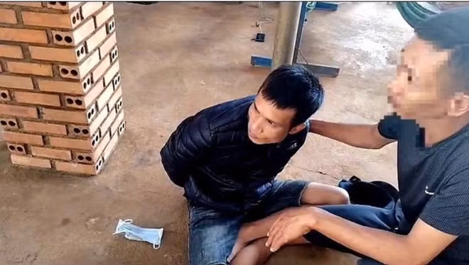 Đối tượng Trần Ngọc Trường bị bắt giữ sau khi trộm cắp tài sản. Ảnh: Công an cung cấp