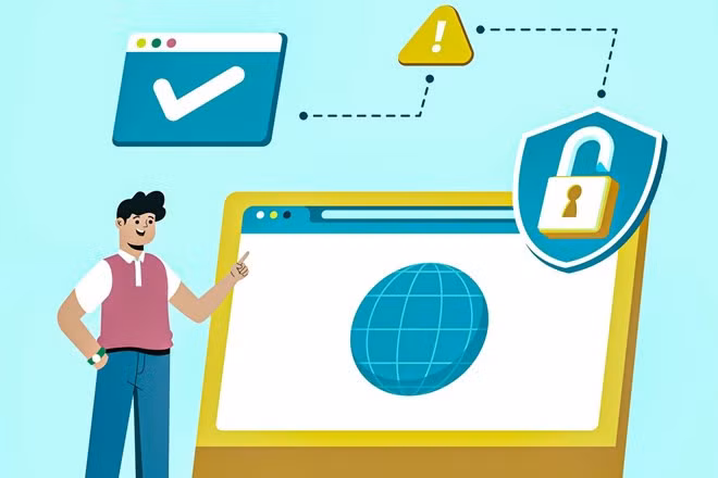 Chuyên gia chỉ cách phân biệt công cụ bảo mật trực tuyến CAPTCHA thật và giả. Đồ họa: Cát Tiên