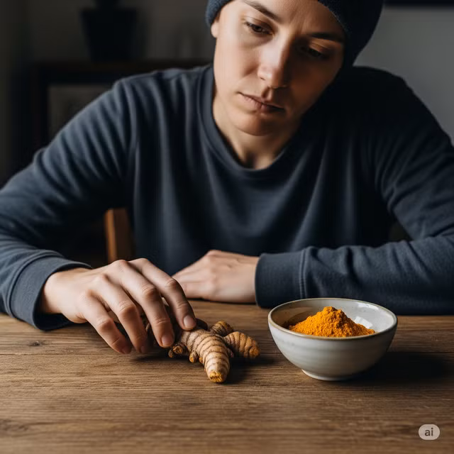 Curcumin có trong củ nghệ có thể giúp cải thiện tâm trạng và làm giảm một số triệu chứng trầm cảm.