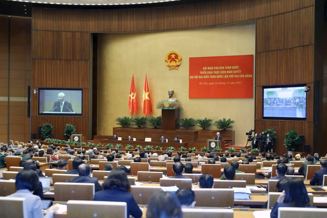 Hội nghị Văn hóa toàn quốc triển khai Nghị quyết Đại hội XIII của Đảng, tổ chức ngày 24-11-2021, đã tạo sức lan tỏa mạnh mẽ, nâng cao nhận thức trong toàn hệ thống chính trị và các tầng lớp nhân dân về vị trí, vai trò của văn hóa.