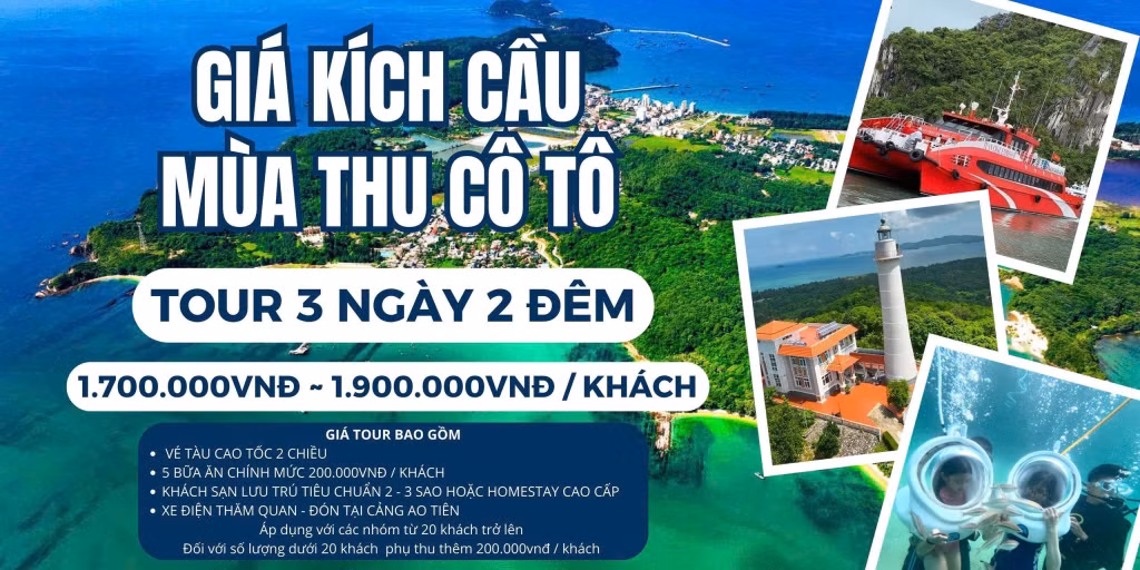 Chương trình kích cầu du lịch mùa thu 2025 của Cô Tô.