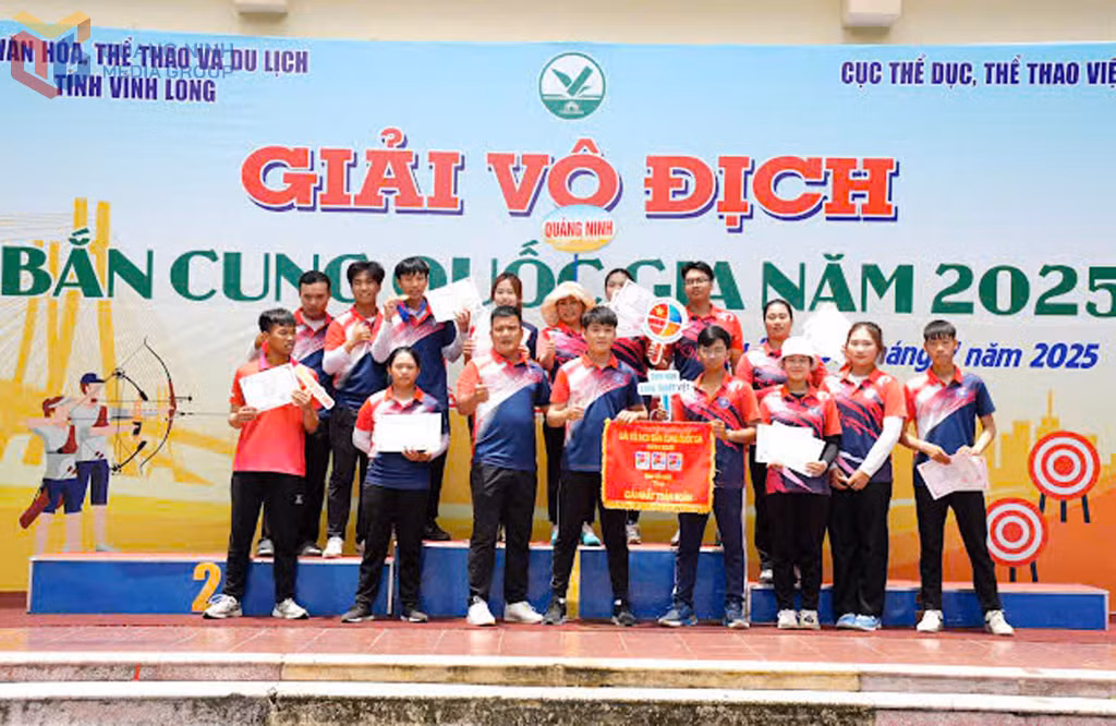 Đoàn Quảng Ninh xuất sắc giành ngôi nhất toàn đoàn Giải Vô địch Bắn cung quốc gia năm 2025.