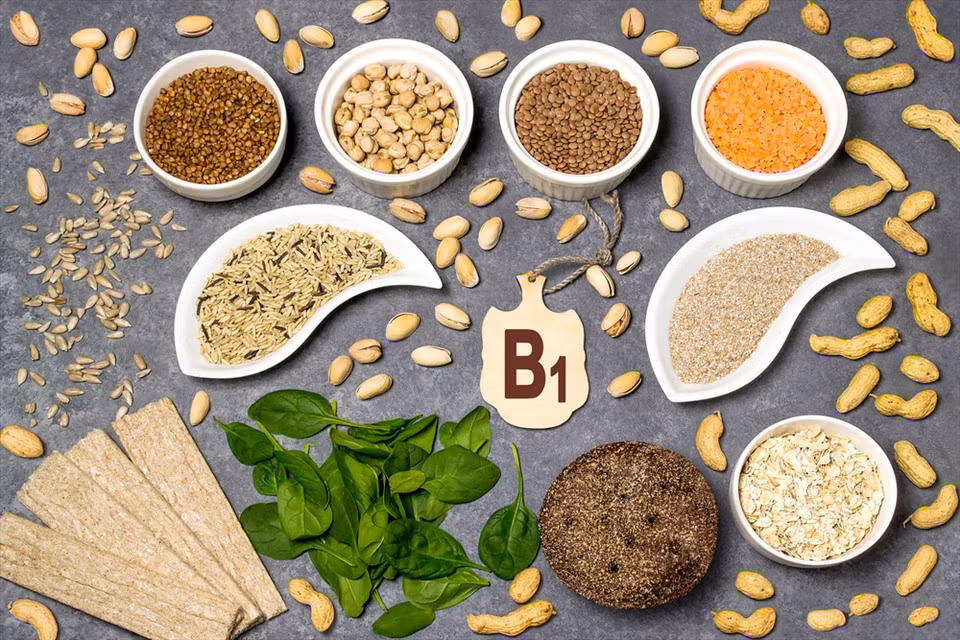 Thực phẩm chứa nhiều vitamin B1.