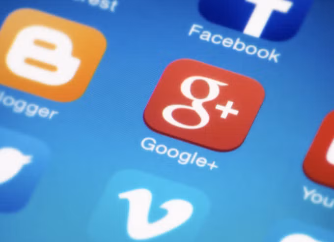 Biểu tượng Google+ trên smartphone. Ảnh: Engadget