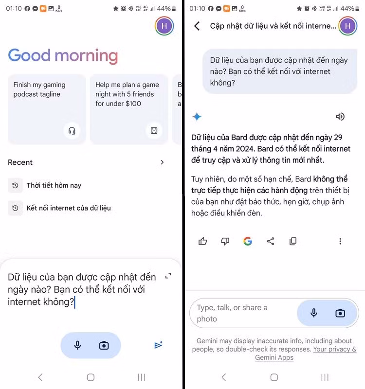 Cách cài đặt, sử dụng chatbot AI Google Gemini trên smartphone tại Việt Nam ảnh 5
