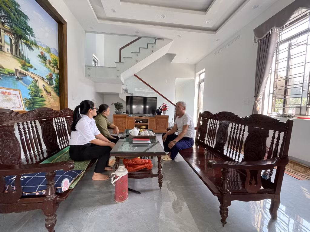 Đầu năm 2024, gia đình ông Bùi Văn Trinh (thương binh hạng 2/4) ở thôn Bãi 4, xã Tiền An, TX Quảng Yên đón niềm vui về nhà mới.