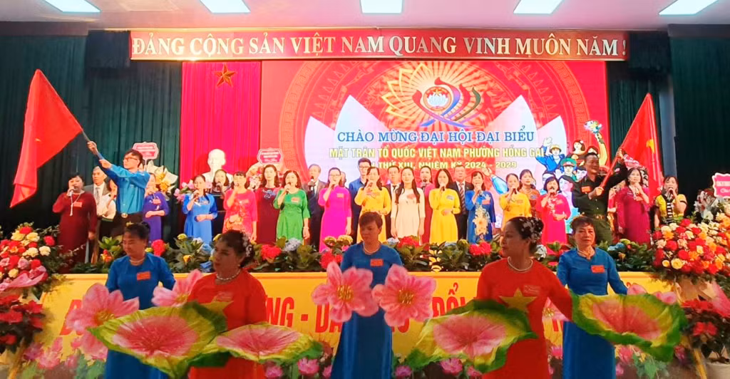 Đại hội đại biểu Mặt trận Tổ quốc Việt Nam phường Hồng Gai lần thứ XIII, nhiệm kỳ 2024 - 2029.