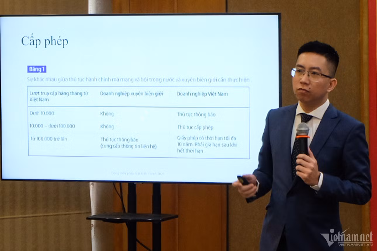 Ông Nguyễn Minh Đức, đại diện nhóm nghiên cứu Ban Pháp chế của VCCI. Ảnh: Trọng Đạt