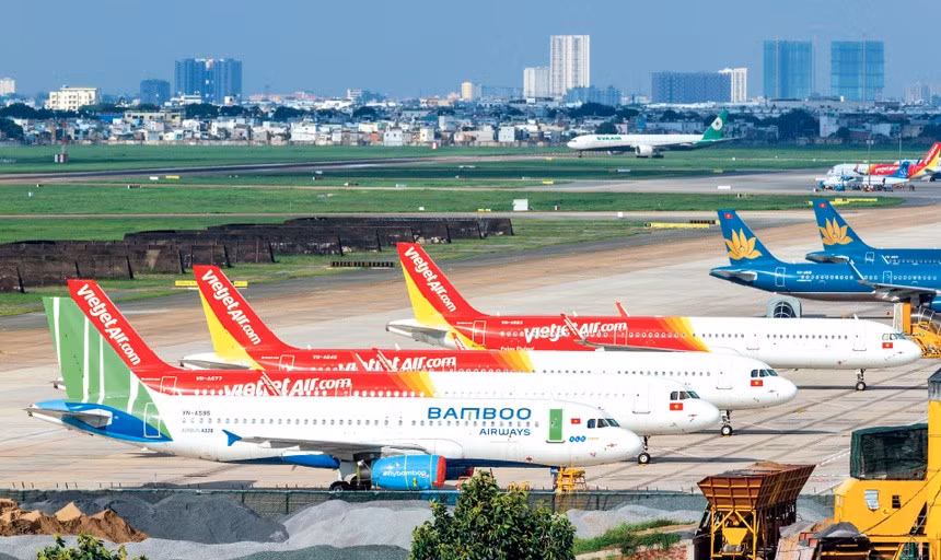 Nhiều chặng bay đã kín chỗ trong cao điểm nghỉ lễ. Ảnh: Cục Hàng không.
