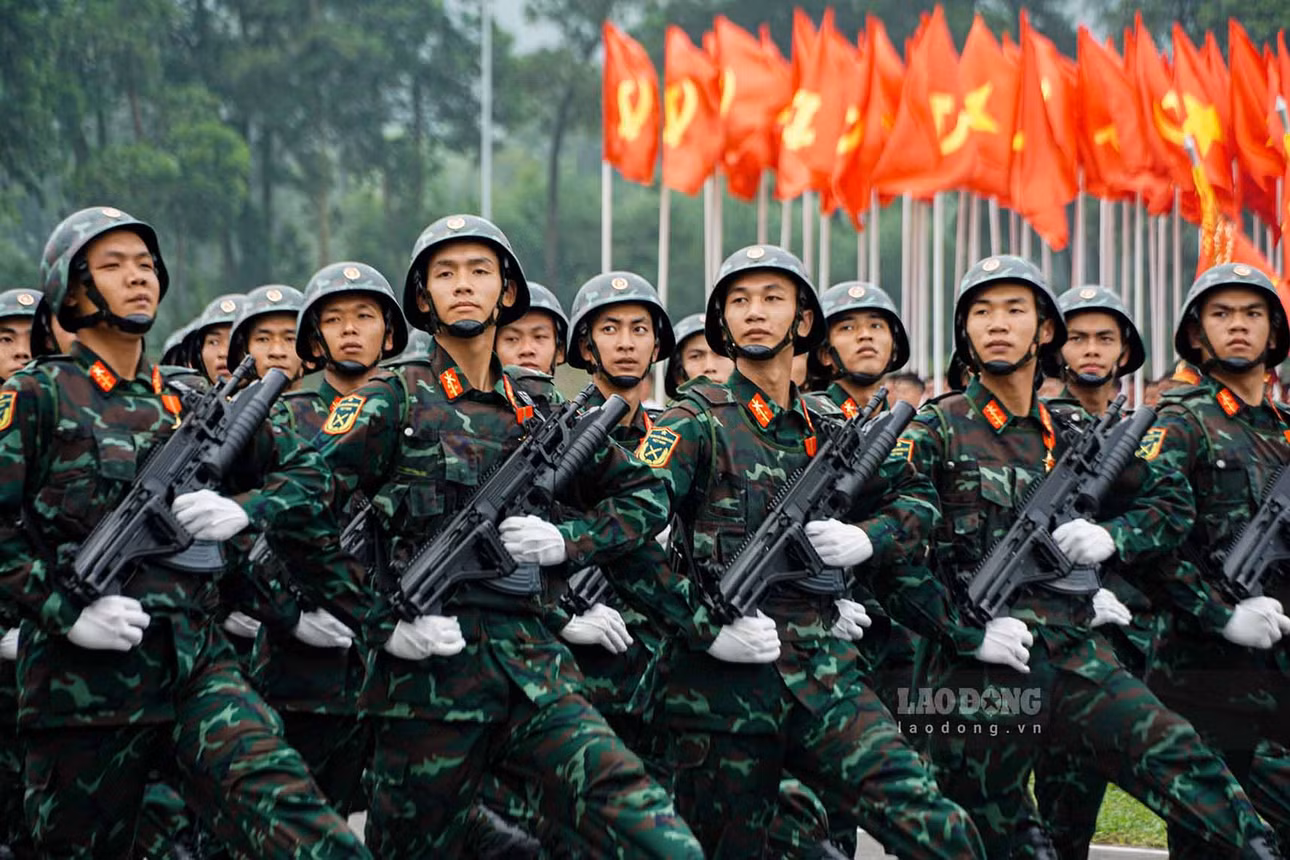 Toàn cảnh tổng duyệt diễu binh kỷ niệm 70 năm Chiến thắng Điện Biên Phủ ảnh 14