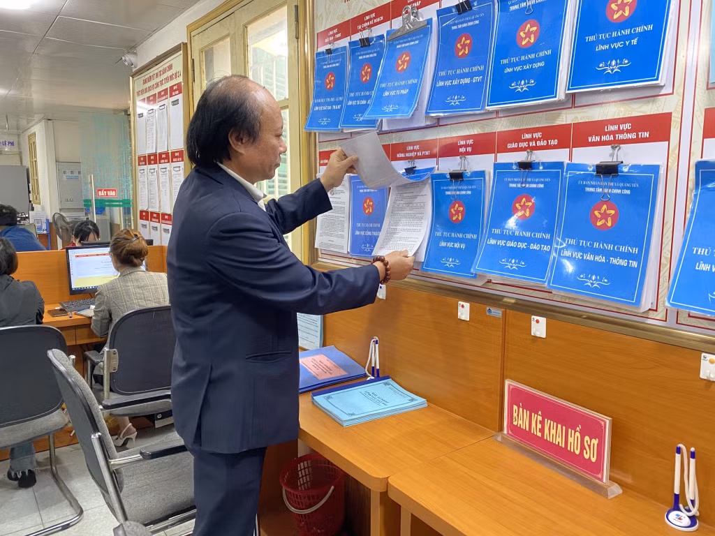 TTHC tại Trung tâm Hành chính công TX Quảng Yên niêm yết, công khai đầy đủ đáp ứng nhu cầu người dân.