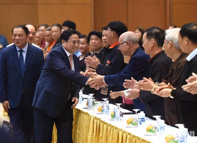 Thủ tướng Phạm Minh Chính dự buổi gặp mặt.