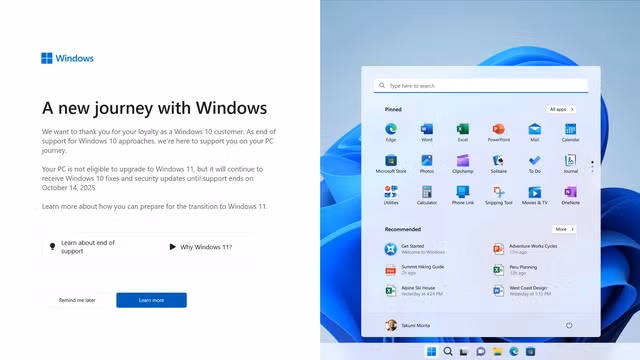 Quảng cáo toàn màn hình "vòi vĩnh" người dùng nâng cấp lên Windows 11