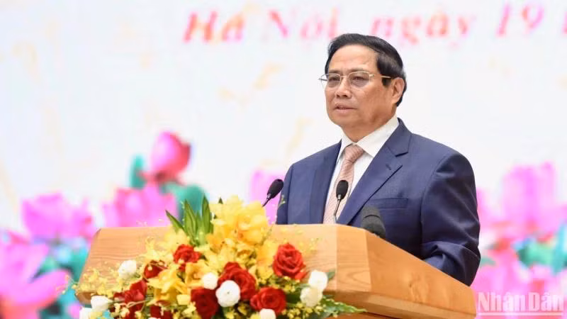 Thủ tướng Phạm Minh Chính chủ trì buổi gặp mặt.