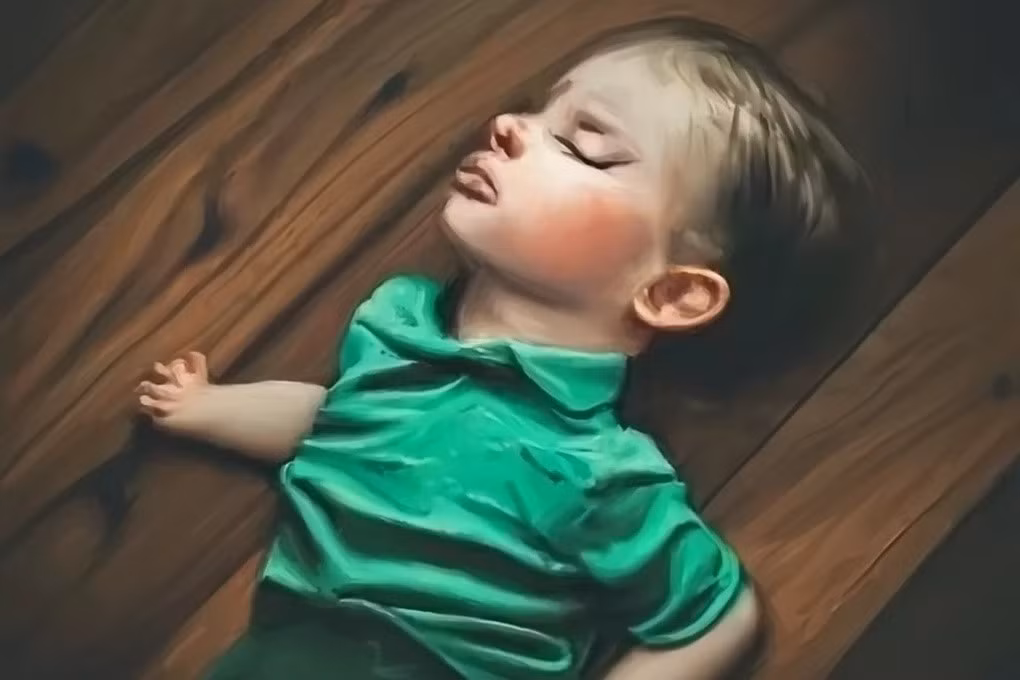 Mắc hội chứng Down là một trong những yếu tố nguy cơ dẫn đến ngưng thở khi ngủ (Ảnh minh họa: AI).