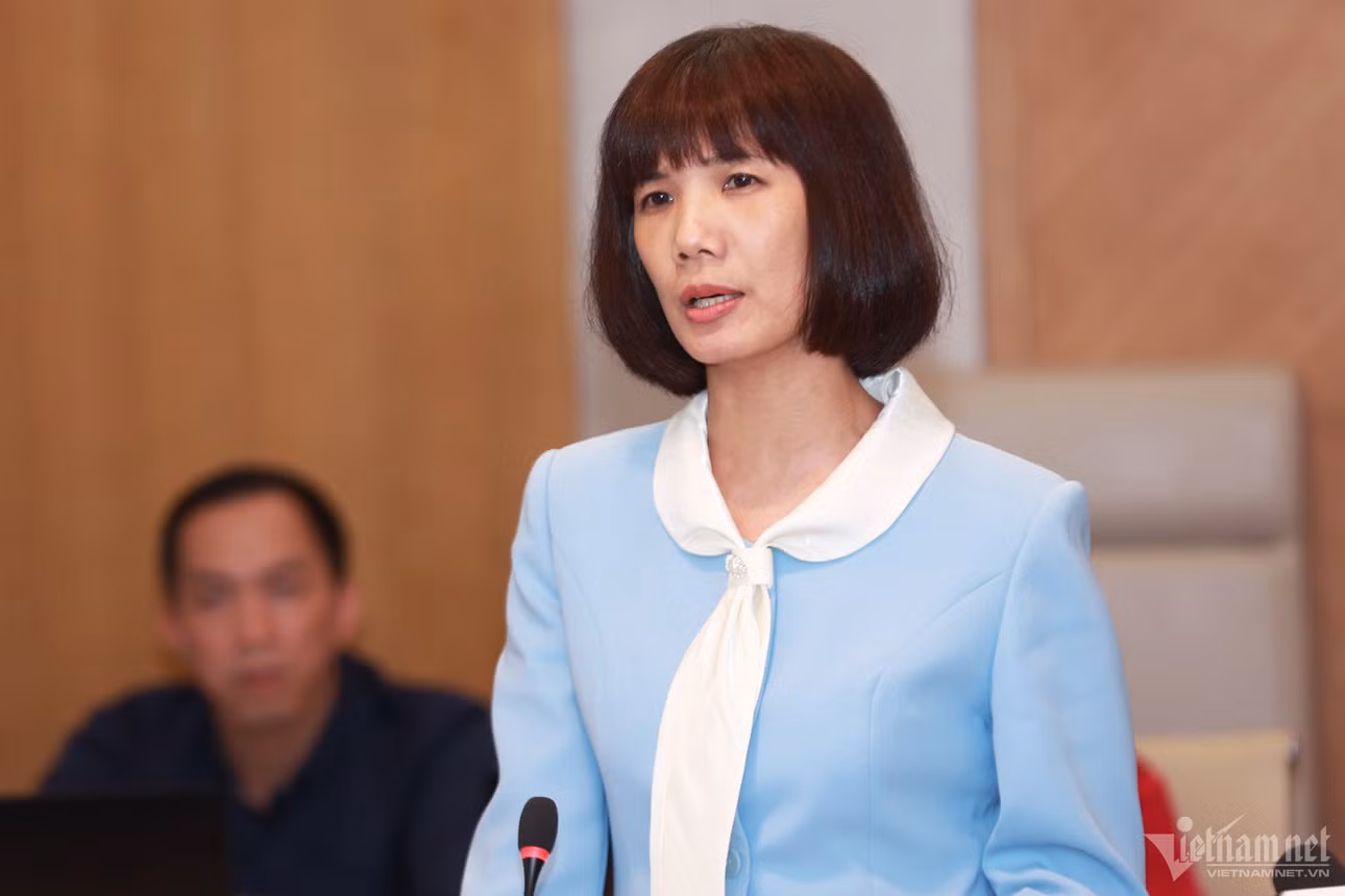 Phó Cục trưởng Cục Phát thanh, truyền hình và thông tin điện tử Nguyễn Thị Thanh Huyền. Ảnh: Chí Hiếu
