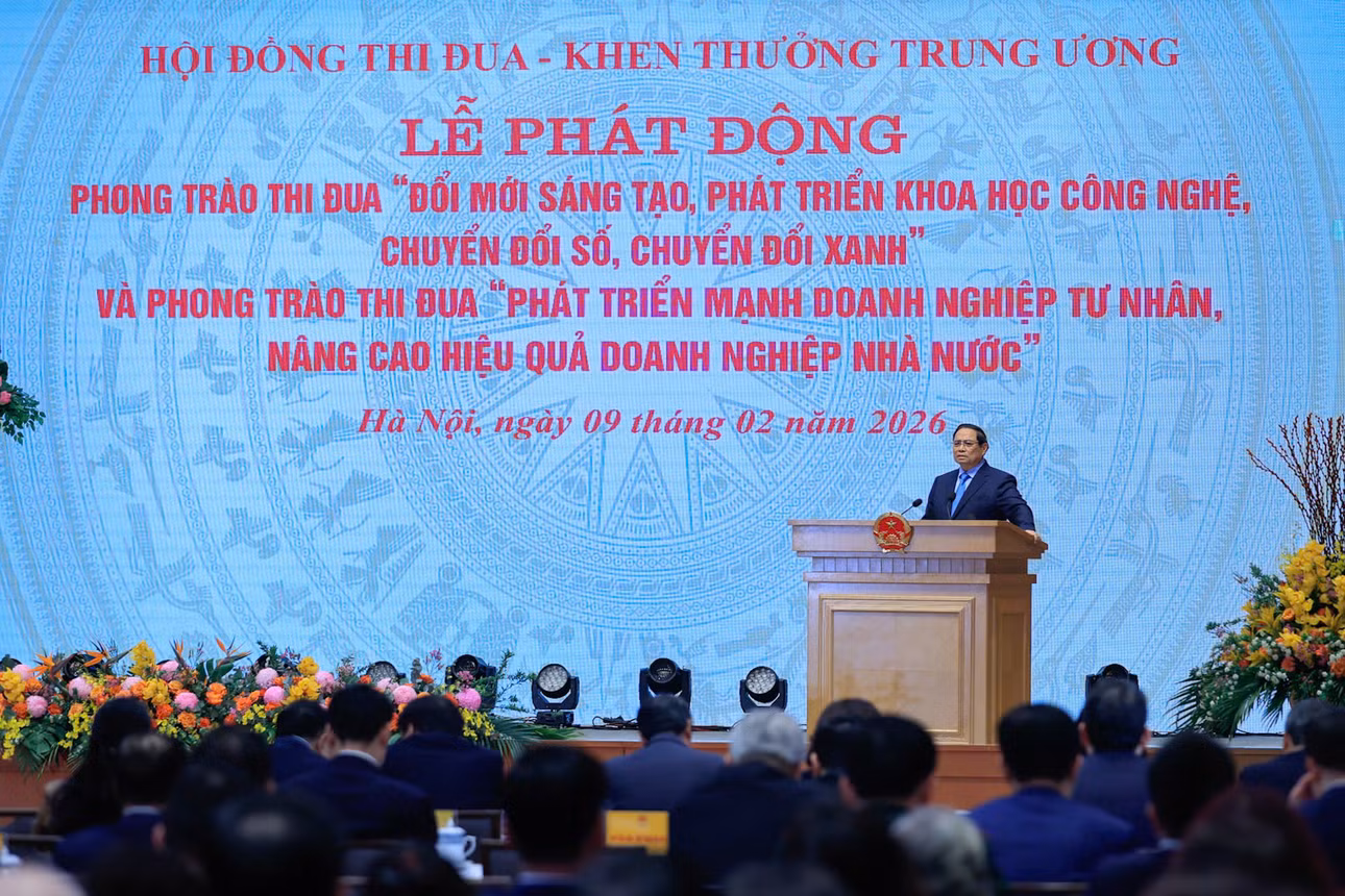 Quang cảnh lễ phát động thi đua tại TP Hà Nội.
