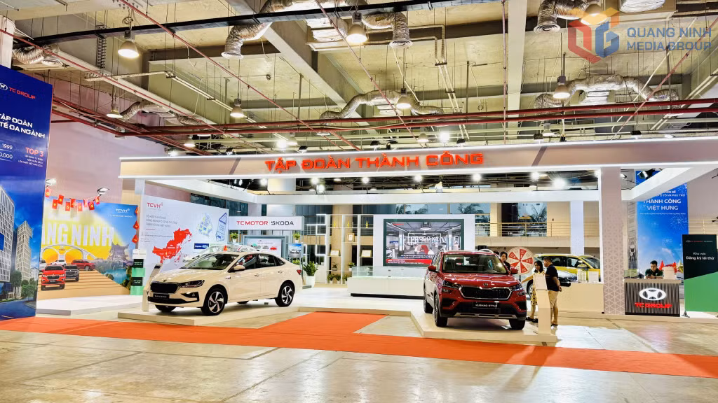 Xe ô tô của Tập đoàn Thành Công được sản xuất tại Nhà máy sản xuất ô tô Thành Công Việt Hưng. Ảnh: Mạnh Trường