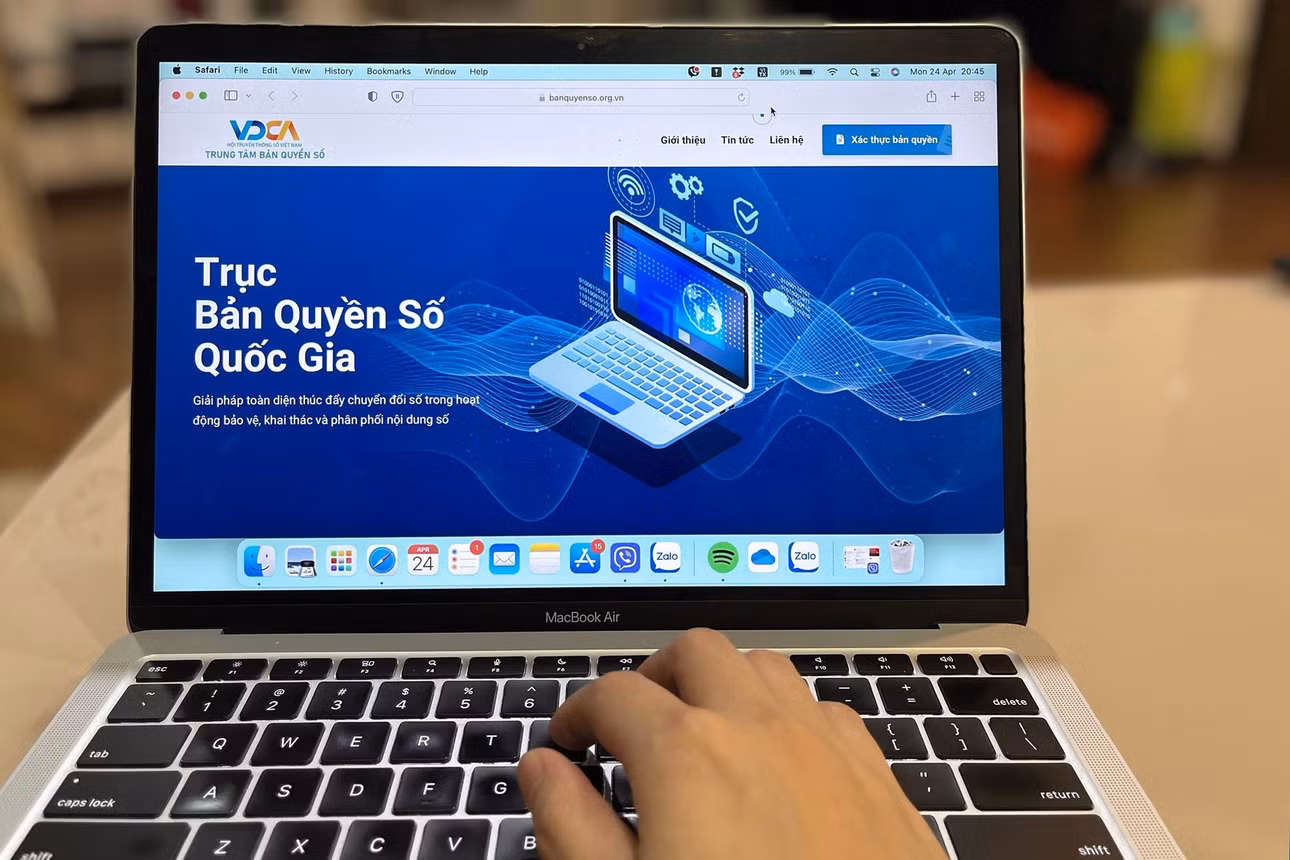 Trục bản quyền số là hệ thống giải pháp công nghệ giúp thúc đẩy chuyển đổi số trong hoạt động bảo vệ, khai thác và phân phối bản quyền nội dung số. (Ảnh: T.Dung)