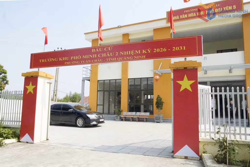 Khu phố Minh Châu 2, phường Tuần Châu, tích cực chuẩn bị cho bầu cử trưởng khu.