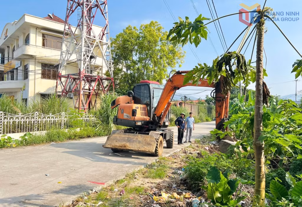 Dự án đầu tư xây dựng Khu tái định cư tại khu Tân Lập nhằm tạo quỹ đất ở phục vụ công tác giải phóng mặt bằng.&nbsp;Ảnh: Địa phương cung cấp.