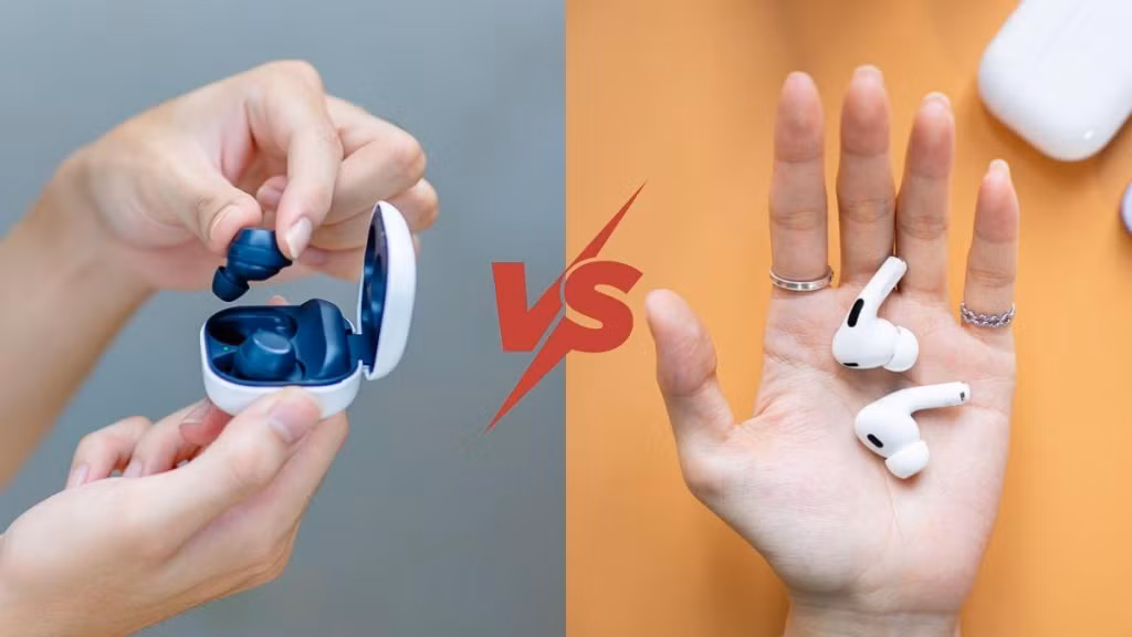 Galaxy Buds nhiều tính năng, AirPods tối ưu hệ sinh thái.