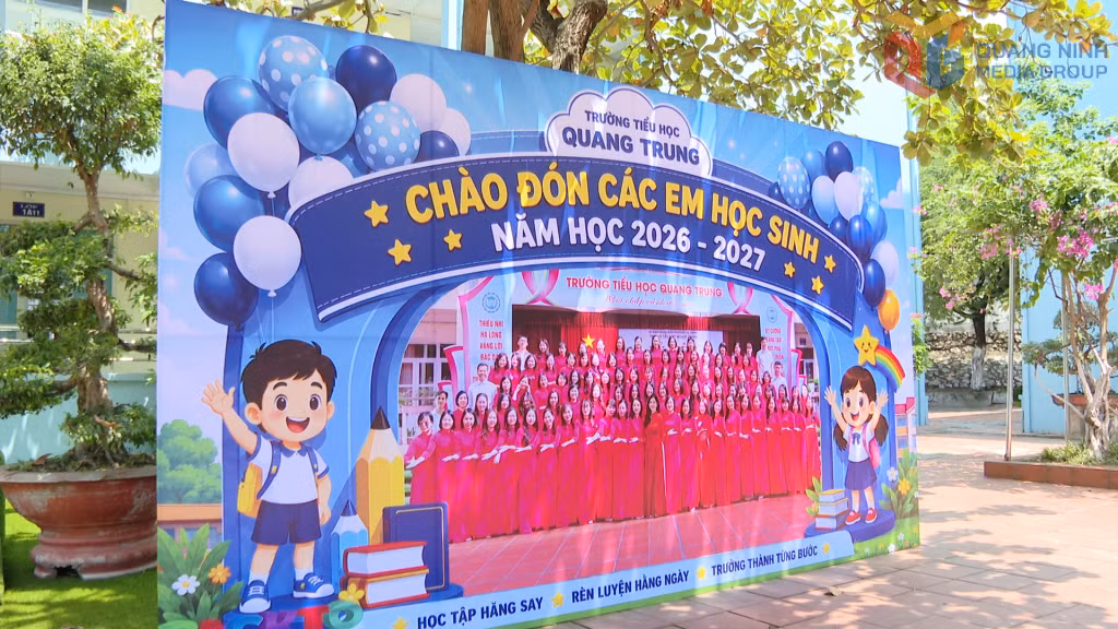 Trường Tiểu học Quang Trung sẵn sàng đón trẻ đến trường năm học2026-2027.